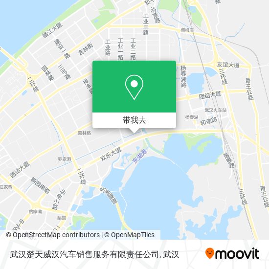 武汉楚天威汉汽车销售服务有限责任公司地图
