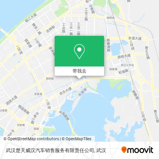 武汉楚天威汉汽车销售服务有限责任公司地图