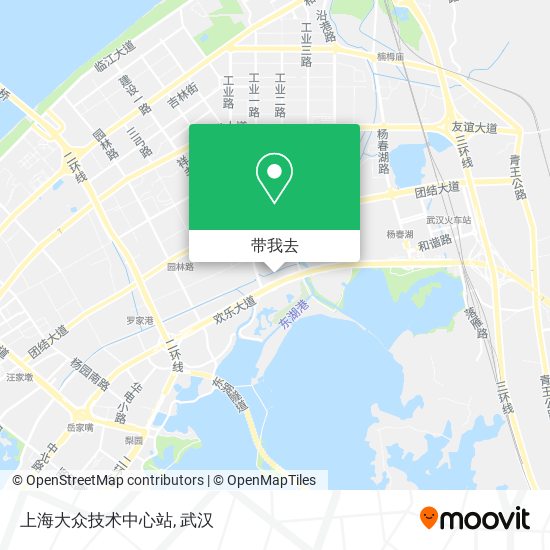 上海大众技术中心站地图