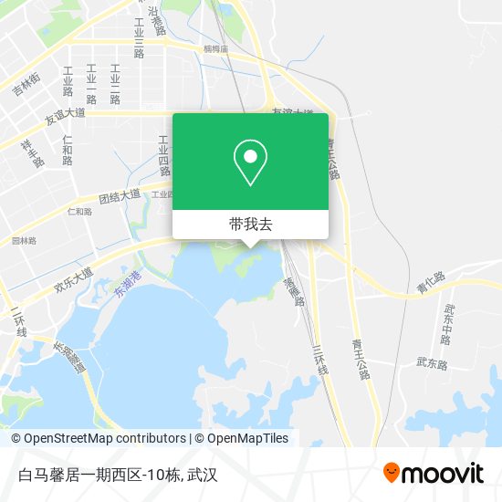 白马馨居一期西区-10栋地图