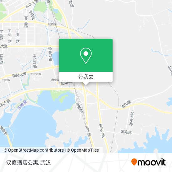 汉庭酒店公寓地图