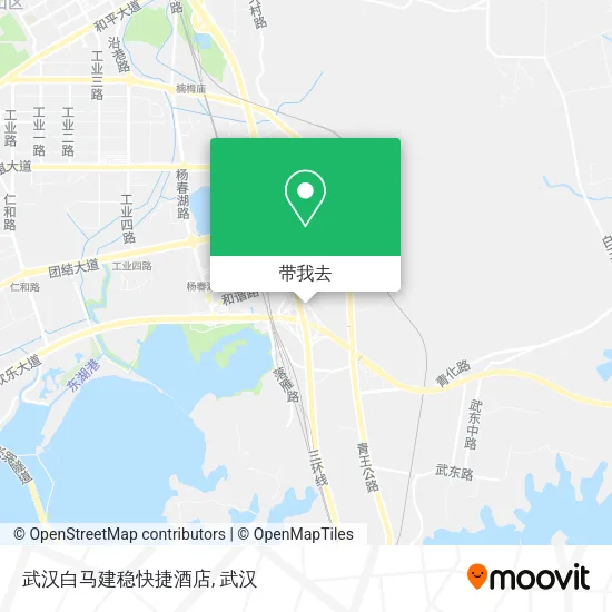 武汉白马建稳快捷酒店地图