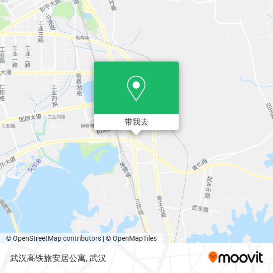 武汉高铁旅安居公寓地图