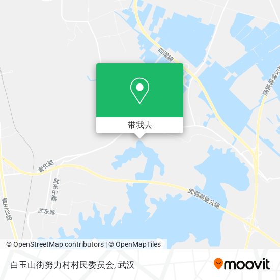 白玉山街努力村村民委员会地图