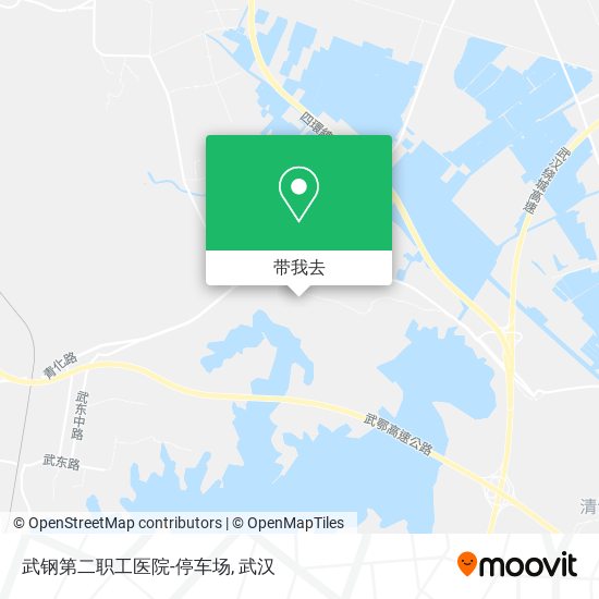 武钢第二职工医院-停车场地图