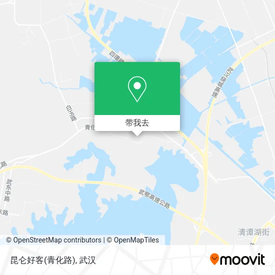 昆仑好客(青化路)地图