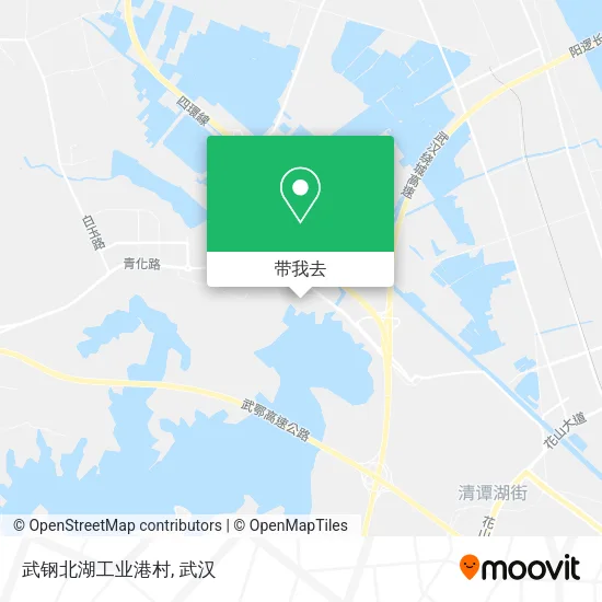 武钢北湖工业港村地图