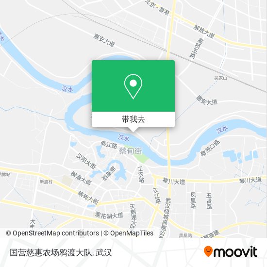 国营慈惠农场鸦渡大队地图