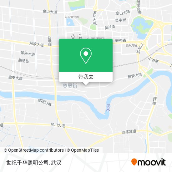 世纪千华照明公司地图