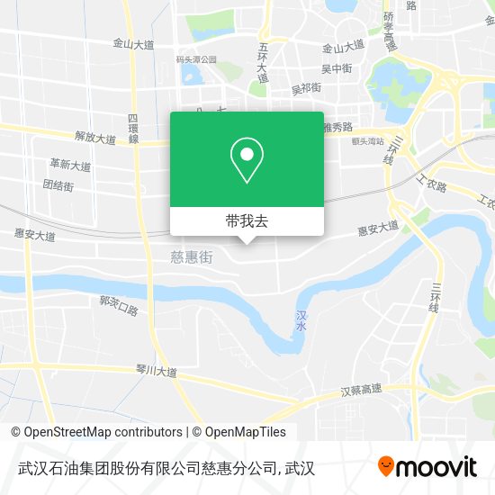 武汉石油集团股份有限公司慈惠分公司地图