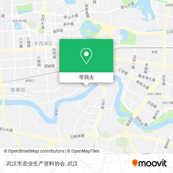 武汉市农业生产资料协会地图