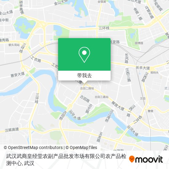 武汉武商皇经堂农副产品批发市场有限公司农产品检测中心地图