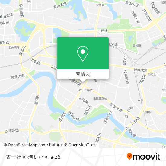 古一社区-港机小区地图