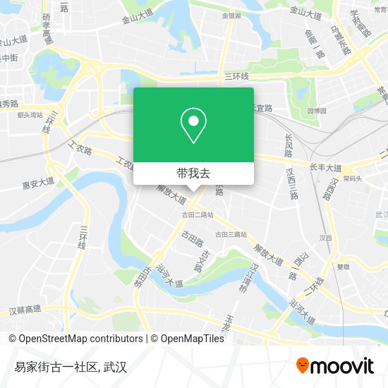 易家街古一社区地图