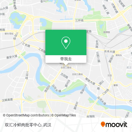 双汇冷鲜肉批零中心地图
