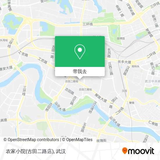 农家小院(古田二路店)地图