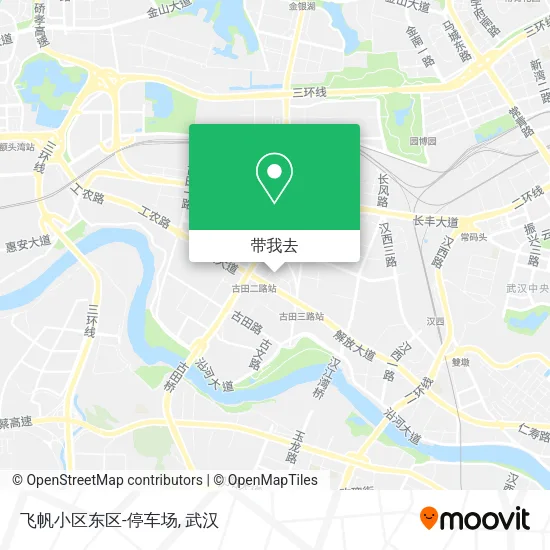 飞帆小区东区-停车场地图