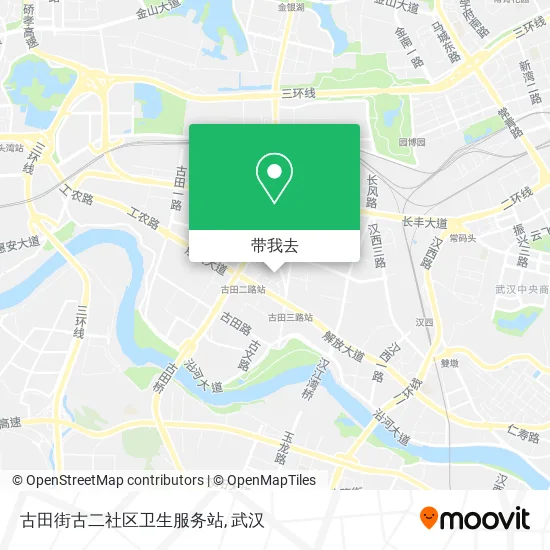 古田街古二社区卫生服务站地图
