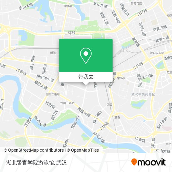湖北警官学院游泳馆地图