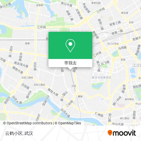 云鹤小区地图