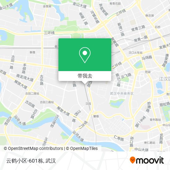 云鹤小区-601栋地图