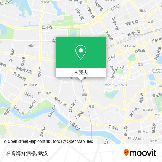 名誉海鲜酒楼地图