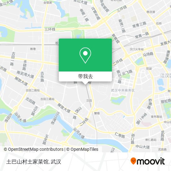 土巴山村土家菜馆地图