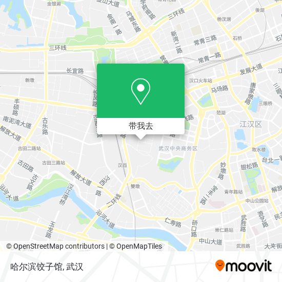 哈尔滨饺子馆地图