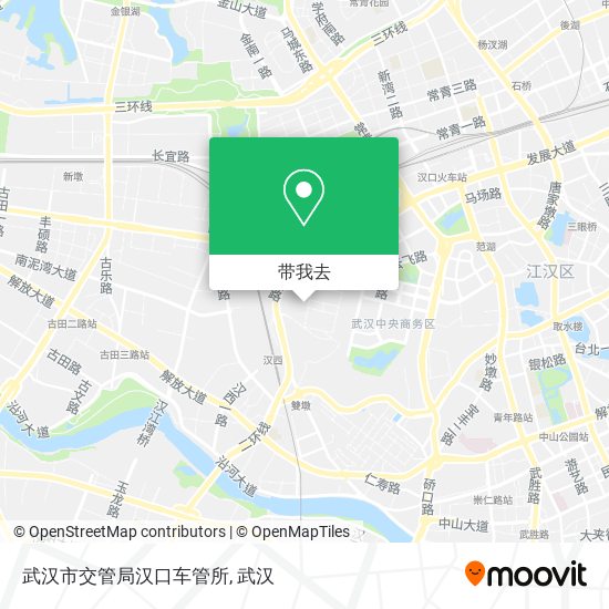 武汉市交管局汉口车管所地图