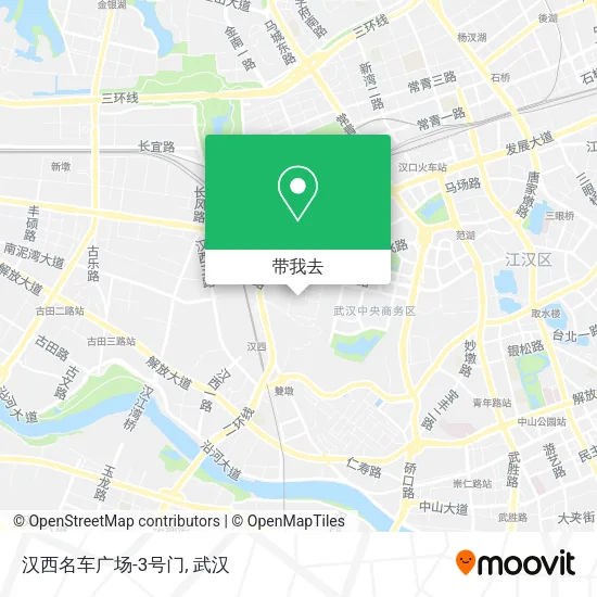 汉西名车广场-3号门地图