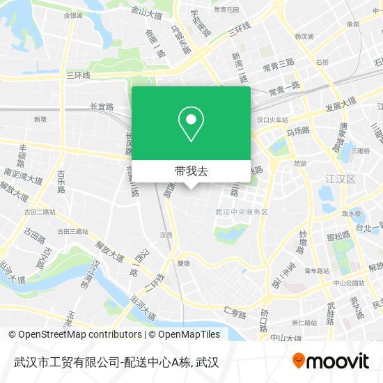 武汉市工贸有限公司-配送中心A栋地图
