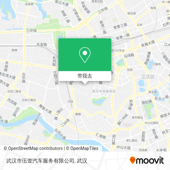 武汉市伍壹汽车服务有限公司地图