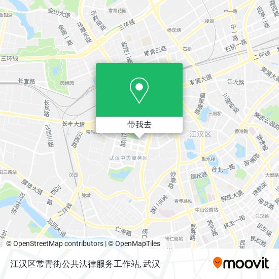 江汉区常青街公共法律服务工作站地图