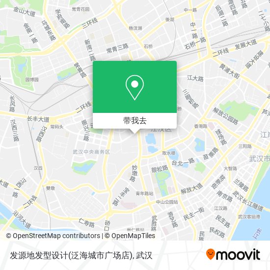 发源地发型设计(泛海城市广场店)地图