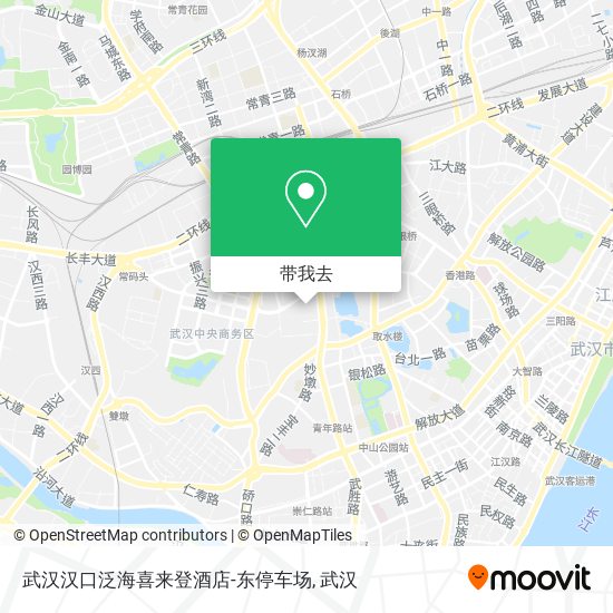 武汉汉口泛海喜来登酒店-东停车场地图