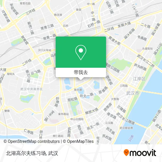 北湖高尔夫练习场地图