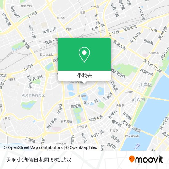 天润·北湖假日花园-5栋地图