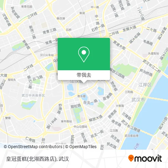 皇冠蛋糕(北湖西路店)地图