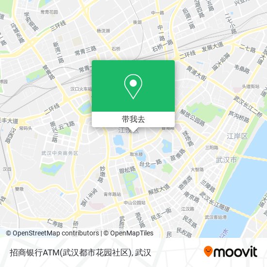 招商银行ATM(武汉都市花园社区)地图