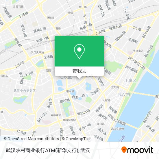 武汉农村商业银行ATM(新华支行)地图