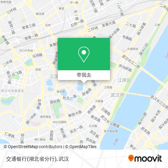 交通银行(湖北省分行)地图