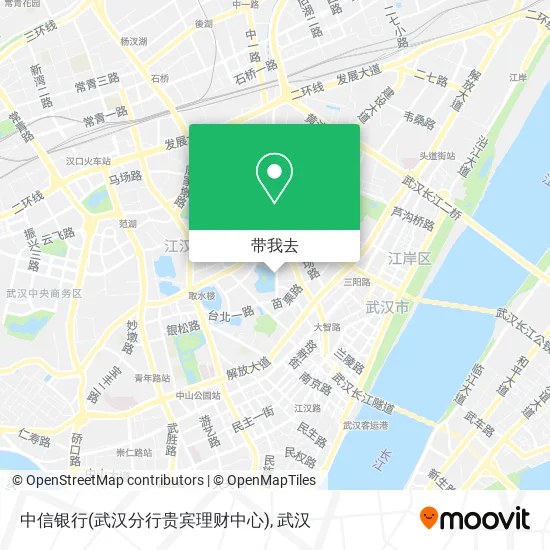 中信银行(武汉分行贵宾理财中心)地图