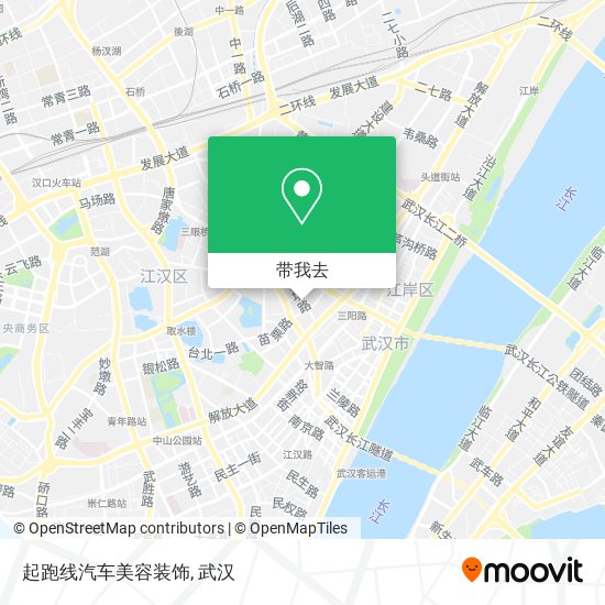 起跑线汽车美容装饰地图