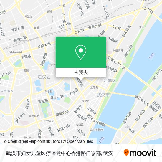 武汉市妇女儿童医疗保健中心香港路门诊部地图