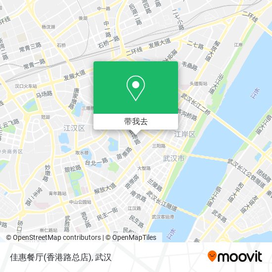 佳惠餐厅(香港路总店)地图