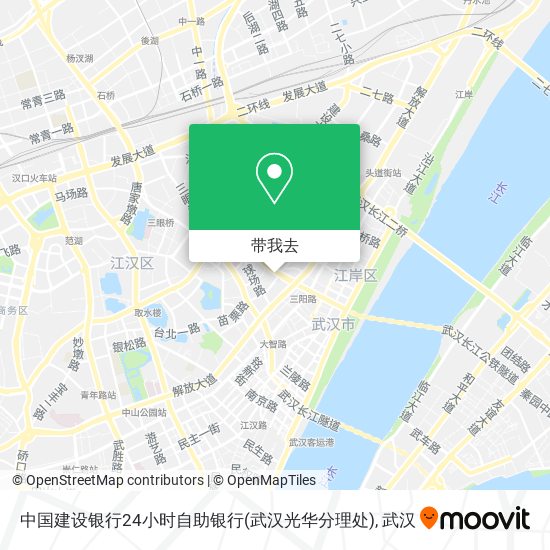 中国建设银行24小时自助银行(武汉光华分理处)地图