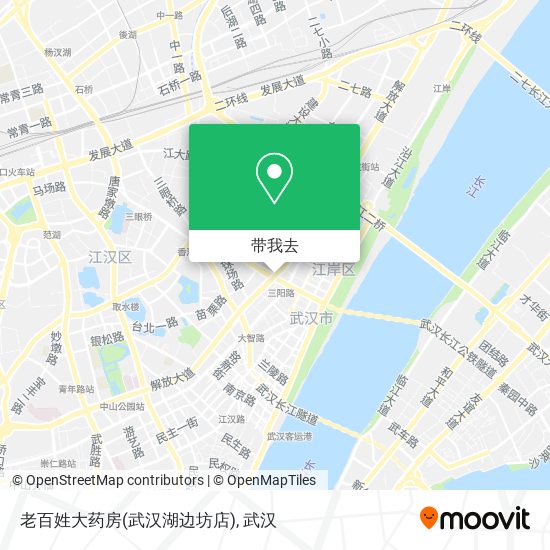 老百姓大药房(武汉湖边坊店)地图