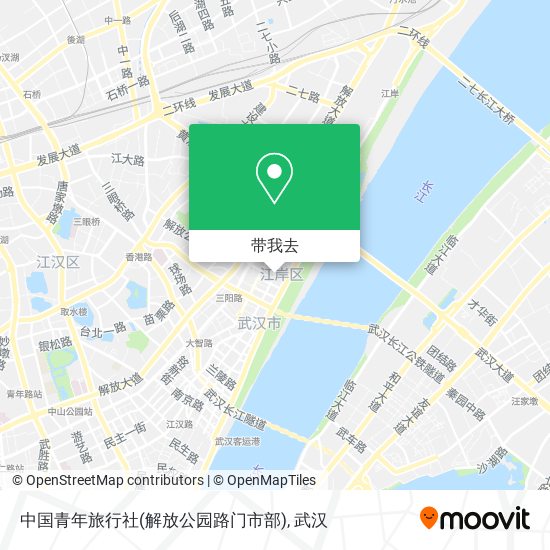 中国青年旅行社(解放公园路门市部)地图