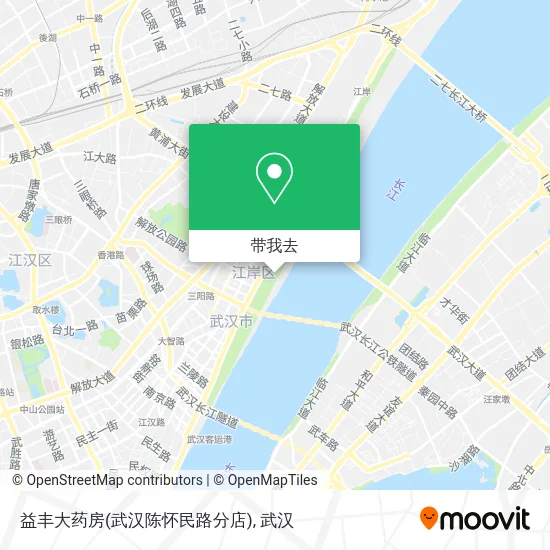 益丰大药房(武汉陈怀民路分店)地图