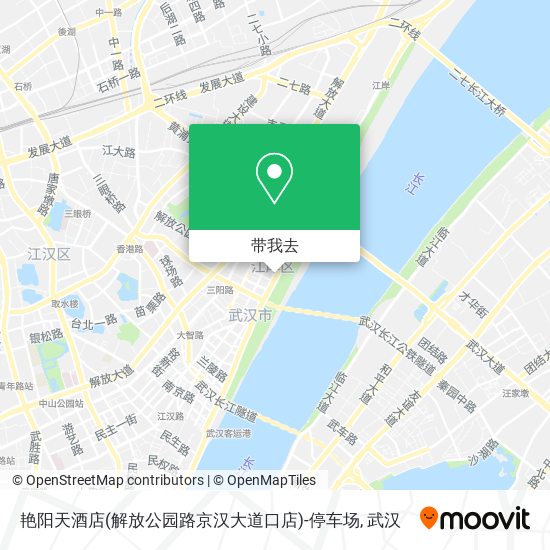 艳阳天酒店(解放公园路京汉大道口店)-停车场地图